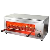 ZHIGUANYUN 2000-W-Käseschmelzgerät aus Edelstahl, Tischgrill, Salamandergrill für Restaurantküche, Zuhause, Toast-Sandwiches