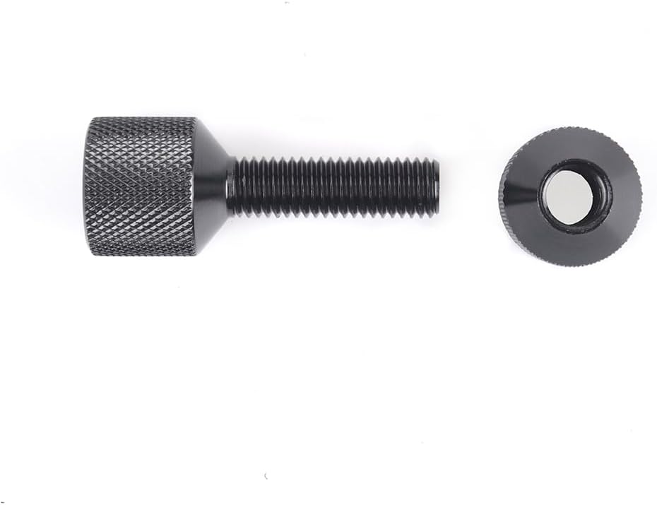 1-1/8" Two Hole Pins Pipe Fitter 6061 Aluminum Lightweight Construction 2 Hole Pins for Pipe Fitting with Anodized Oxide Finish Black 8PCS
