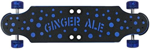 Beercan Skateboard Cruiser 32" Ginger Ale Deck Blue Paris/Kryptonics Build