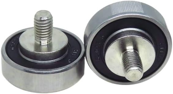 1 piece outer diameter 35mm 6202RS bearing bolt roller with M8 thread JS620235-11C4L12M8 15x35x11 door and window metal guide wheel pulley