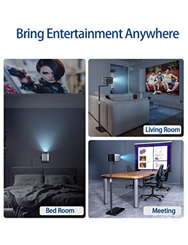 HIBORI Projector Stand Adjustable Height 16 to 48 Inch Universal Projector Ceiling Mount 360 Degree Rotation Compatible with XGIMI, VANKYO, Jinhoo, AuKing - image 7