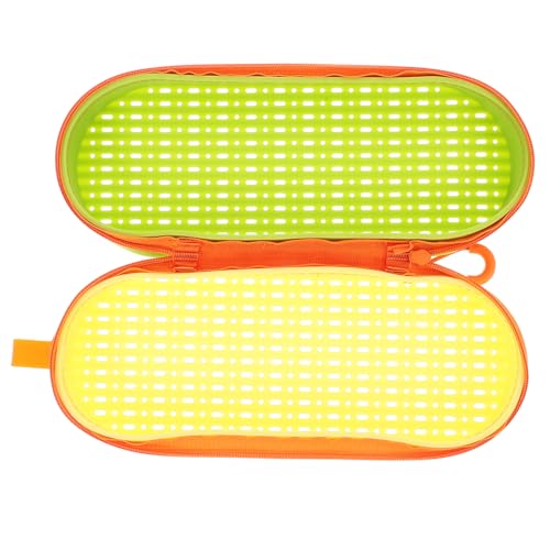 SUPVOX Silicone Swim Goggle Case Drain Holes Sturdy Goggle Box for to Standard Size Goggles