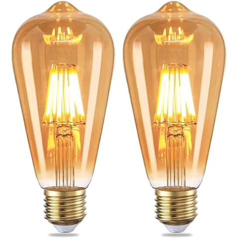 YOUDIAN Vintage LED Edison Bulbs, 6W Cover