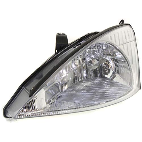 CarLights360: For Ford Focus Headlight Assembly 2000 2001 2002 Driver Side w/Bulbs DOT Certified For FO2502171 (Trim: LX/Manual/SE/Sony Limited Edition/ZTS/ZTW/ZX3/ZX5)