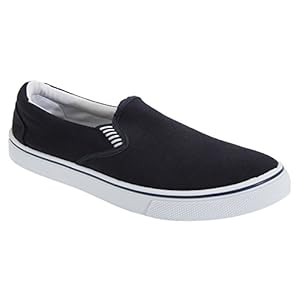 DEK Canvas Slip On Heren Schoenen Marineblauw