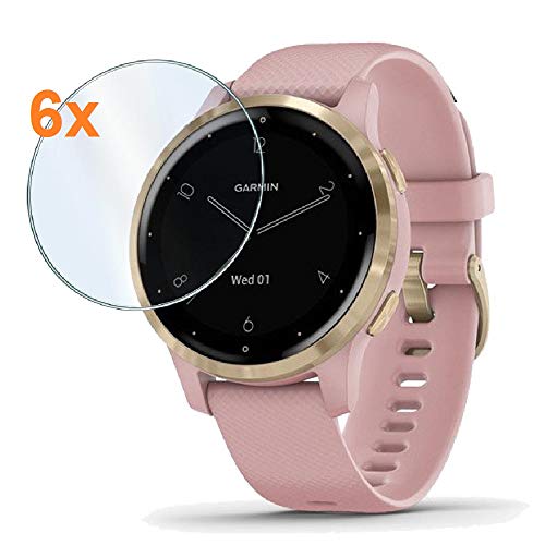 Protector de Pantalla para Garmin VIVOACTIVE 4s 40mm - Legacy Hero Series 40mm, Reloj SmartWatch, (Pack 6X)