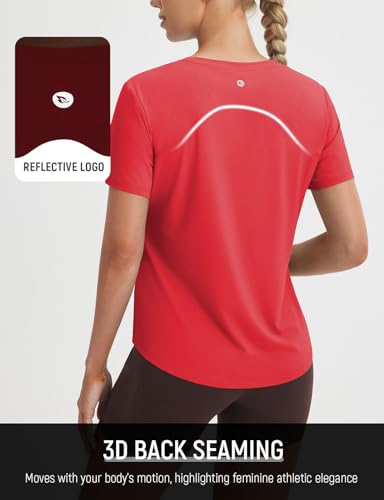 Image of baleaf Women Ice Cooling Running Shirts Quick Dry Short Sleeve Tops