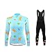 UGLY FROG Conjunto Ciclismo Moda Mujer Invierno/Otoño 20D Cojín Pantalones Larga Thermo Lana Malliot de Ciclismo Ropa de Ciclista Bodies Anti-frío ZRWH01