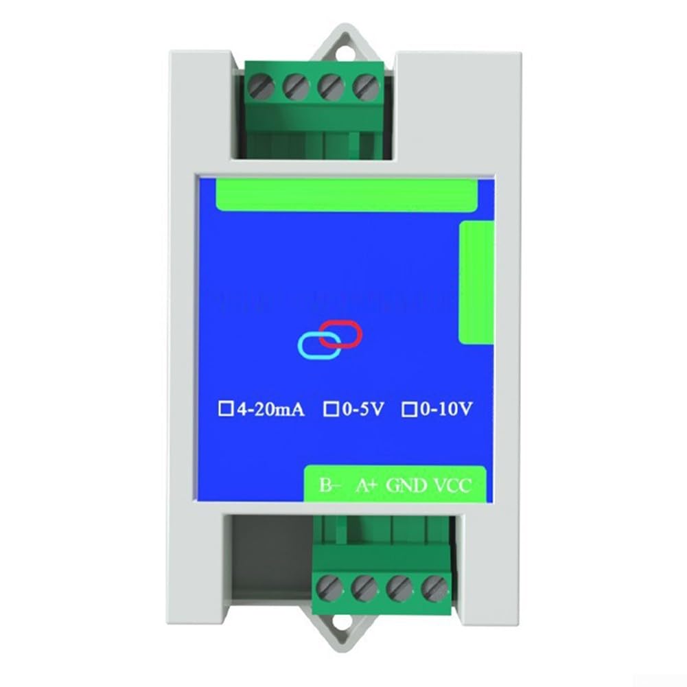 Resolución industrial RS485 de 12 bits al módulo convertidor analógico, para Modbus RTU (4 canales 4-20mA)