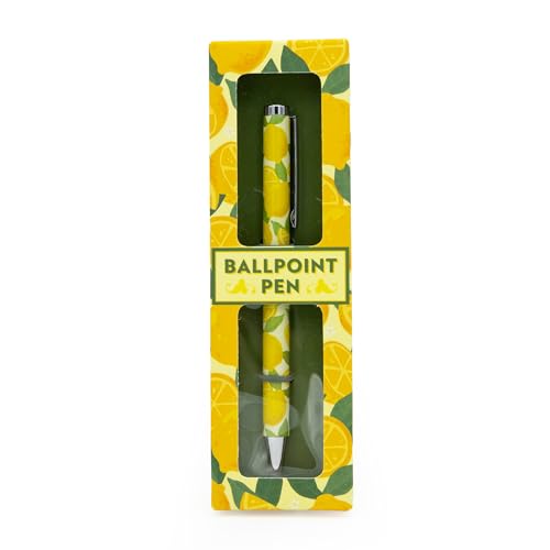 Robert Frederick Lemons - Bolígrafo en caja de regalo, punta giratoria de tinta negra, elegante bolígrafo de escritura con diseño de frutas