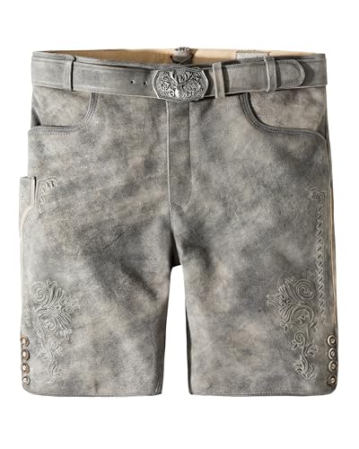 Stockerpoint Herren Lederhose Alois2 I Größe 44-56 I Bequeme Trachtenhose...