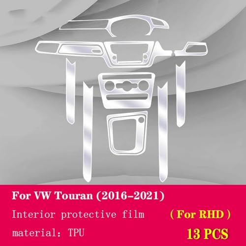 Protection console centrale Touran contre les traces et l'usure - 3