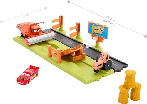 Mattel HRX48 Disney Pixar Cars Playset With 3 Toy Vehicles & 2 Ways To Play thumb #4