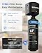Waterdrop 10UA-UF 𝟎.𝟎𝟏 μ𝐦 𝐔𝐥𝐭𝐫𝐚 𝐅𝐢𝐥𝐭𝐫𝐚𝐭𝐢𝐨𝐧 Under Sink Water Filter for Baçtёria Reduction, 11000 Gallons, Reduces Lead, Chlorine, Bad Taste & Odor, Direct Connect to Kitchen Faucet
