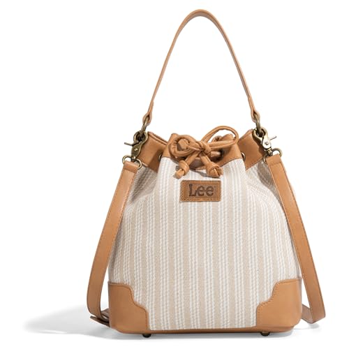 Image of Montana West X Lee Bucket Bag for Women Drawstring Hobo Crossbody Bag with Detachable Straps