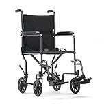Drive Devilbiss Silver Sport Wheelchair Folding Travel Chair Transit Wheel Chair Mobility Aid Transport
