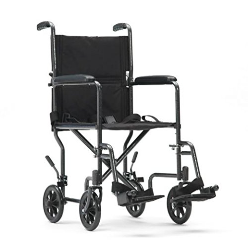 Drive Devilbiss Silver Sport Wheelchair Folding Travel Chair Transit Wheel Chair Mobility Aid Transport