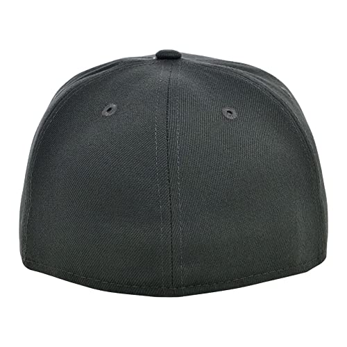 Image of Lids Blank Premium Full Court w /Colored Under Visor Fitted Cap