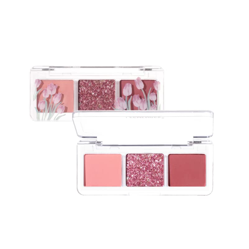 Amazon.co.jp: 日本公式 LEEMEMBER 3色フローラアイパレット アイ