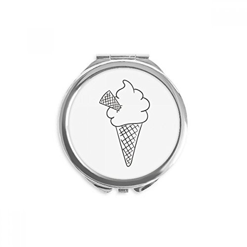 Miroir de poche glace miroir maquillage rond compact contre les imprévus beauté