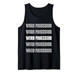 Les motifs répètent le traitement de texte cinq fois dans une disposition verticale, ce qui en fait le cadeau parfait pour le traitement de texte.