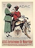  Kunstdruck ADAC Herbstrennen für Motorräder Ludwig Hohlwein 1927 Werbung Plakate A2 408