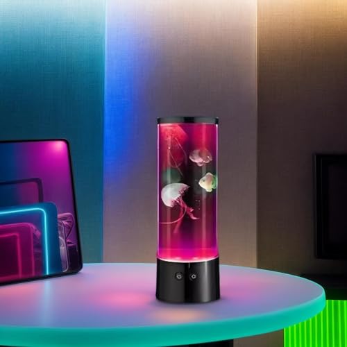 Lampe électrique méduse veilleuse LED change de couleur USB - 4