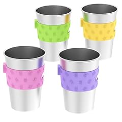 Purple, Green, Pink, Yellow