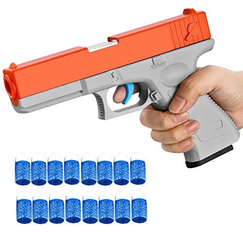 Toys Foam Blasters & Guns With Soft Bullet Shell Ejecting，Splat Gun Dart Pistol,Outdoor Activities-Fighting Shooting,Cool Stuff For Boy Kids Age 6 8-10 Years Old (Orange1) #TOP21