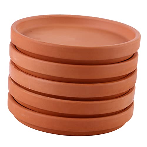 Cabilock 5Pcs Terracotta Planter Tray Square Planters Window Frame Decor Mini Accessories Succulent Cacti Moss Pots Planter Trays And Saucers Square Planter Tray Pottery Flowerpot Tray Tool #TOP10