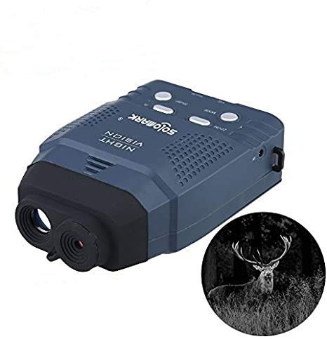 Night Vision Monocular, Blue-Infrared Illuminator Allows Viewing in The Dark - Records Images and Video with Memory Card