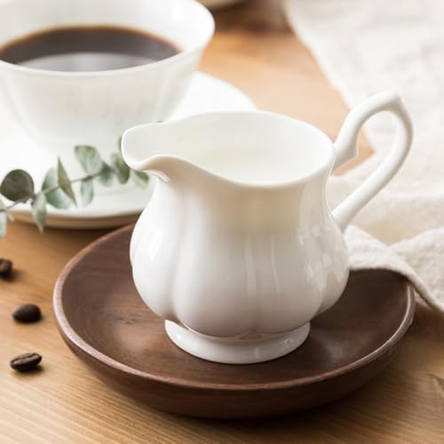 Azucarero de cerámica blanco de 230ml con asa ideal para mesas de postres y cafeterías modernas 7