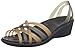 crocs Women's 14384 Huarache Mini Wedge,Bronze/Espresso,9 M US