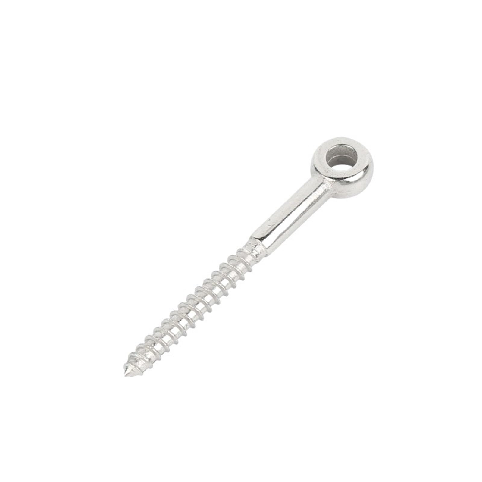 Cancamos Metalicos Tornillos con forma de ojo de acero inoxidable 316 M4/M5/M6/M8/M10, terminales de madera, ganchos de ojal(M6X60,16pcs)