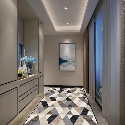Tapis de Passage Long 90 x 340 cm Lavable Super Absorbant Antidérapant - 2