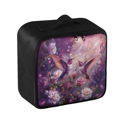 Image of Gomyblomy Roses Hummingbird First Aid Kit Empty First Aid Kit Bag for Home Cars Travel Medical Supplies Bag Portable Trauma Kit for Office Kitchen Camping Outdoors