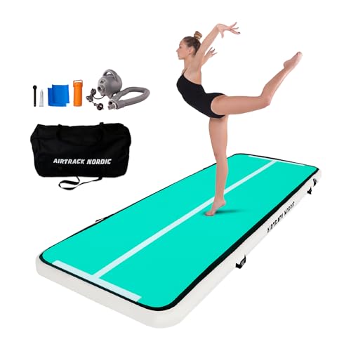 AIRTRACK NORDIC Home 3m Special Edition Tappetino Gonfiabile per Ginnastica - Resistente e Facile da trasportare - con...