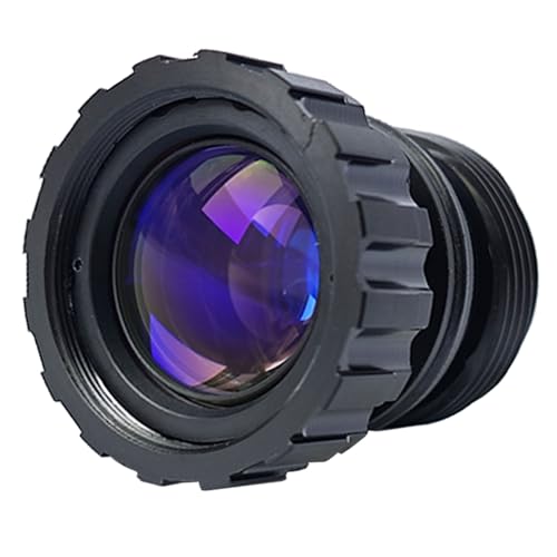 Miasazyr PVS14 Lens PVS31 Front Objective Lens 40 Degrees 1X Night Vision Tube Monocular PVS 69 Lens,Black
