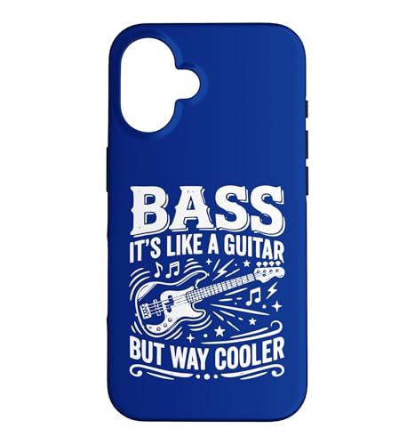 Bass It's Like Guitar But Way Cooler - �x�[�V�X�g�x�[�X�M�^�[ �X�}�z�P�[�X iPhone 16 �p