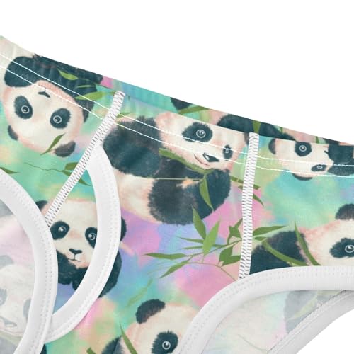 Wusikd Pandas Boys' Underwear Cotton Boys Briefs Soft Toddler Underwear 2T4