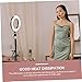 Uonlytech 1set Desktop Tripod Led Ring Light Phone Holder Fill Light for Live Streaming and Photography Durable Material Compatible USB Devices Stand