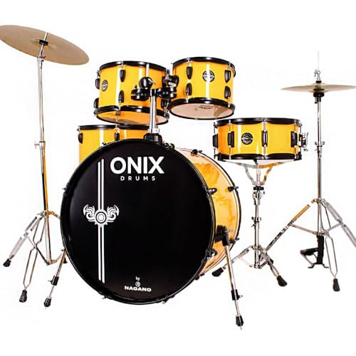 Bateria Acústica Nagano Onix Smart Amarelo BGL 22