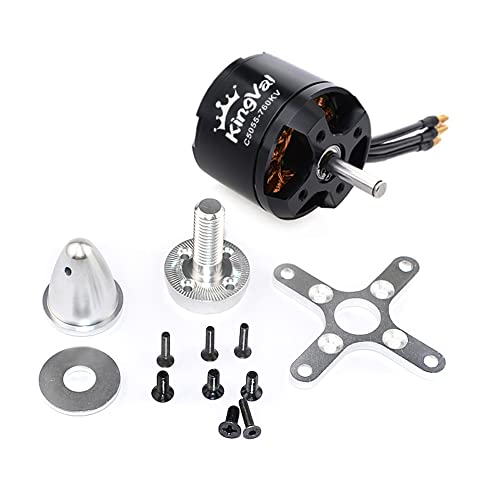 KingVal Replacement 5055 760KV Brushless Motor with Screw Kit Compatible with RC Fixed-Wing Airplane...