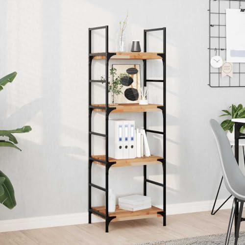 Étagère murale en bois d'acacia pour optimiser les petits espaces encombrés