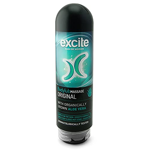 EXCITE Gel lubrifiant d'Aloé Vera de nature aqueuse, bio 200 ml.