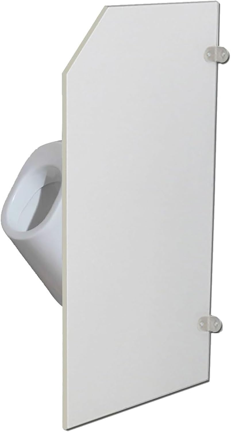 Urinal Partition, Wall-Mounted Urinal Screen Toilet Partition,Men‘s Urinal Privacy Screen Divider Partition, Men's Urinal Privacy Waterproof Baffle with Stainless Steel Frame, Shop