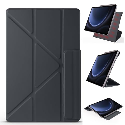 HUOLUNGJIN Magnetic Case Compatible with Huawei MatePad 11.5 S 2024,MatePad 11.5" S, Smart Folio Cover with Trifold Stand, Auto Wake/Sleep, Slim Design & Pencil Charging Slot Cover (Black)