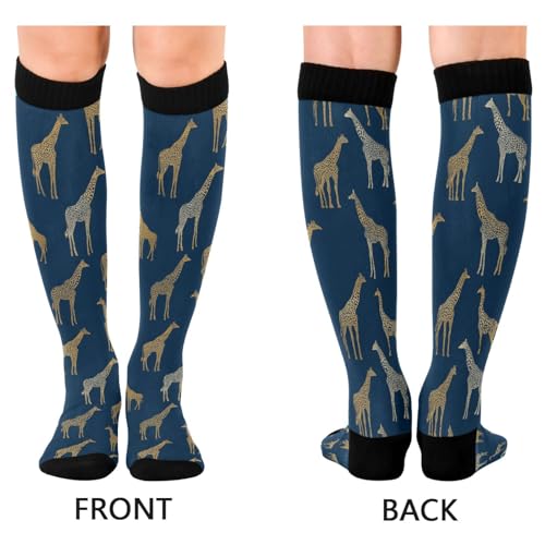 Image of Compression Socks for Women & Men, Knee High Socks for Circulation Medical Running Athletic Nurse Travel