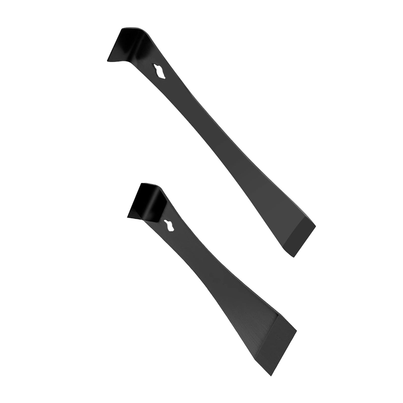 Yjcnelcr Black Metal Scraping Puller Wooden Board Removal Extractor Home Woodworking Stainless Steel Pry Rod Scraping Flat Rustproof Steel Collector