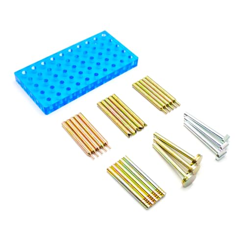 Image of 26Pcs Dop Stick Set - 6mm Diameter 65mm Length for Gem Faceting | Compound Gem Dop Stick Set, Lapidary Tool for Gemstone Faceting, Grinding And Polishing Processing